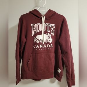 Roots Canada Burgundy Sweater, Large
